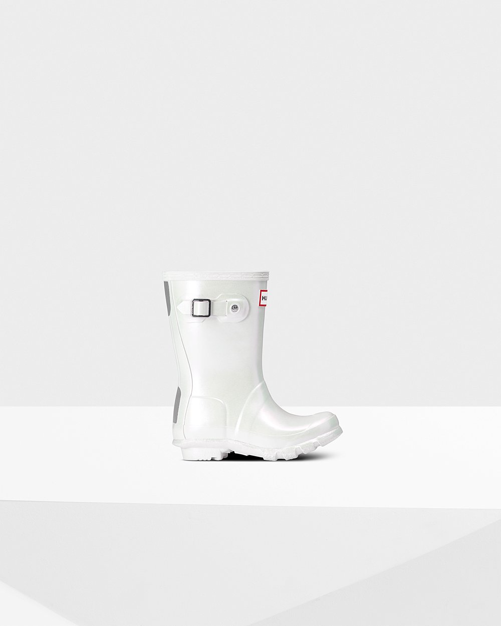 Bottes de Pluie Hunter Original Petits Nebula Enfant Argent YFMGVIP-63